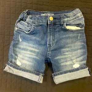 H&M super stretch boy denim slim fit shorts